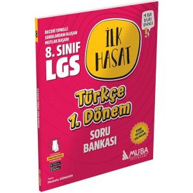8. Sınıf LGS Türkçe 1. Dönem İlk Hasat Soru Bankası - Muba Yayınları