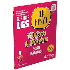 8. Sınıf LGS Türkçe 1. Dönem İlk Hasat Soru Bankası - Muba Yayınları