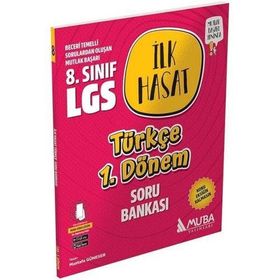 8. Sınıf LGS Türkçe 1. Dönem İlk Hasat Soru Bankası - Muba Yayınları