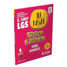 8. Sınıf LGS Türkçe 1. Dönem İlk Hasat Soru Bankası - Muba Yayınları