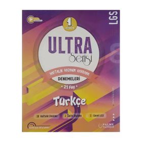 8. Sınıf LGS Turkçe 1. Dönem Ultra Serisi Denemeleri Palme Yayınları