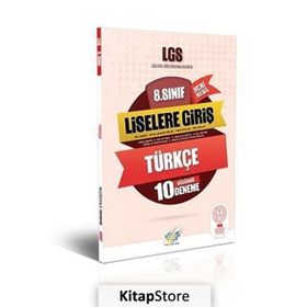 8. Sınıf LGS Türkçe 10 Çözümlü Deneme Kollektif FDD Yayınları
