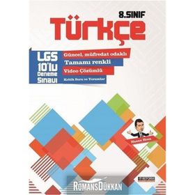 8. Sınıf LGS Türkçe 10 Çözümlü Deneme Kollektif FDD Yayınları