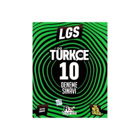 8.Sınıf LGS Türkçe 10 Denemeleri - Fix Yayınları