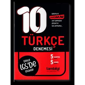 8. Sınıf Lgs Türkçe 10'lu Branş Denemesi - Tambilgi Yayınları