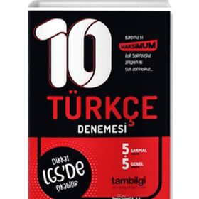 8. Sınıf Lgs Türkçe 10'lu Branş Denemesi - Tambilgi Yayınları