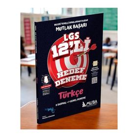 8. Sınıf LGS Türkçe 12'li Hedef Deneme - Muba Yayınları