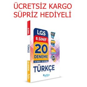 8. Sınıf Lgs Türkçe 20'li Deneme-Netfen Yayınları