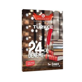 8. Sınıf LGS Türkçe 24 Deneme - Sınav Yayınları