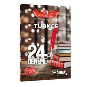 8. Sınıf LGS Türkçe 24 Deneme - Sınav Yayınları