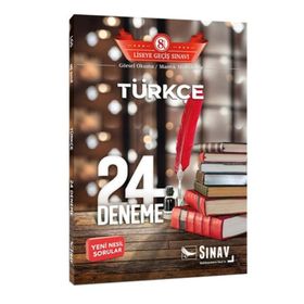 8. Sınıf LGS Türkçe 24 Deneme - Sınav Yayınları