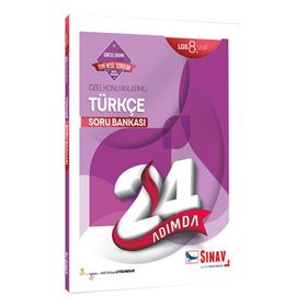 8. Sınıf LGS Türkçe 24 Deneme - Sınav Yayınları