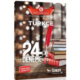 8. Sınıf LGS Türkçe 24 Deneme - Sınav Yayınları