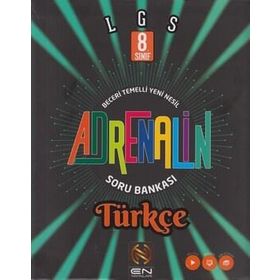8. Sınıf LGS Türkçe Adrenalin Soru Bankası-En Yayınları