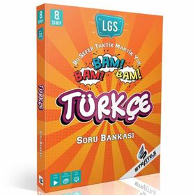 8. Sınıf LGS Türkçe Bam Bam Bam Soru Bankası-Strateji Yayınları