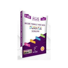 8. Sınıf LGS Türkçe Beceri Temelli Yeni Nesil Sorular Ros Karekök Yayınları