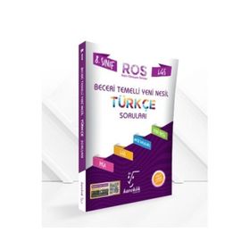 8. Sınıf LGS Türkçe Beceri Temelli Yeni Nesil Sorular Ros Karekök Yayınları