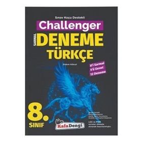 8. Sınıf LGS Türkçe Challenger Sarmal Deneme-Kafa Dengi Yayınları