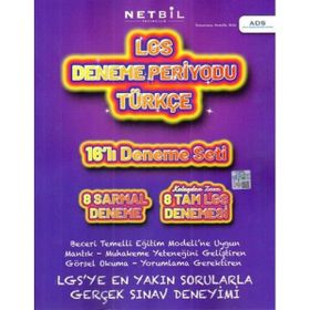 8. Sınıf LGS Türkçe Deneme Periyodu - Netbil Yayınları