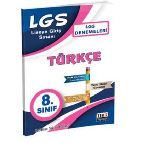8. Sınıf LGS Türkçe Deneme Tekiz Yayınları