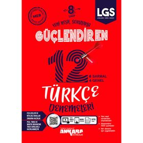 8. Sınıf LGS Türkçe Güçlendiren 12'li Deneme-Ankara Yayınları
