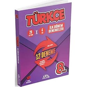 8. Sınıf LGS Türkçe İlk Dönem Dememeleri Koray Varol Yayınları