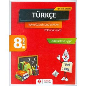 8. Sınıf LGS Türkçe Konu Özetli Soru Bankası Seti Sonuç Yayınları