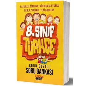 8. Sınıf LGS Türkçe Konu Özetli Soru Bankası Yediiklim Yayınları