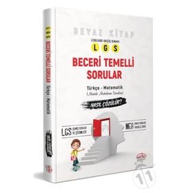8. Sınıf LGS Türkçe-Matematik Beceri Temelli Sorular-Editör Yayınları