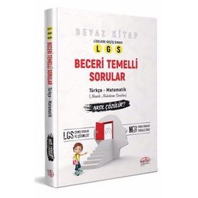 8. Sınıf LGS Türkçe-Matematik Beceri Temelli Sorular-Editör Yayınları