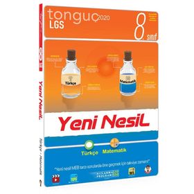 8. Sınıf LGS Türkçe Matematik Yeni Nesil Soru Bankası Tonguç Akademi