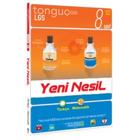 8. Sınıf LGS Türkçe Matematik Yeni Nesil Soru Bankası Tonguç Akademi