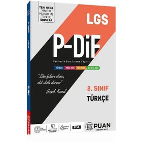 8. Sınıf LGS Türkçe PDİF Konu Anlatım Föyleri Puan Yayınları