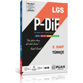 8. Sınıf LGS Türkçe PDİF Konu Anlatım Föyleri Puan Yayınları