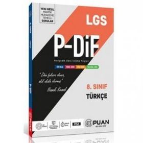 8. Sınıf LGS Türkçe PDİF Konu Anlatım Föyleri Puan Yayınları