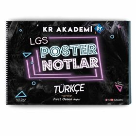 8. Sınıf Lgs Türkçe Poster Notları-Kr Akademi Yayınları