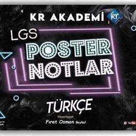 8. Sınıf Lgs Türkçe Poster Notları-Kr Akademi Yayınları