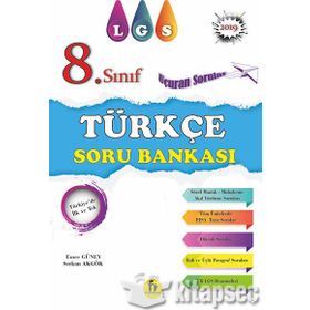 8. Sınıf LGS Türkçe Soru Bankası - Fi Yayınları