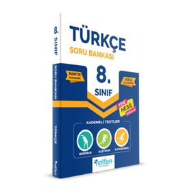 8. Sınıf LGS Türkçe Soru Bankası Netfen Yayınları