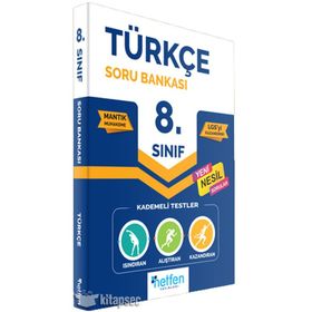 8. Sınıf LGS Türkçe Soru Bankası Netfen Yayınları