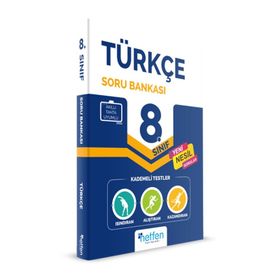 8. Sınıf LGS Türkçe Soru Bankası Netfen Yayınları