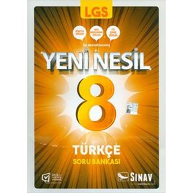 8. Sınıf LGS Türkçe Soru Bankası Sınav Dergisi Yayınları