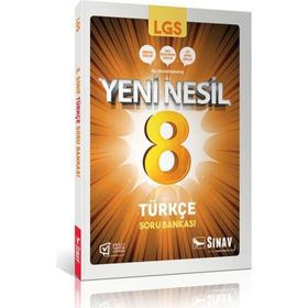 8. Sınıf LGS Türkçe Soru Bankası Sınav Dergisi Yayınları
