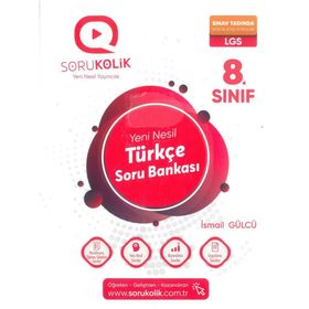 8. Sınıf LGS Türkçe Soru Bankası-Sorukolik Yayınları