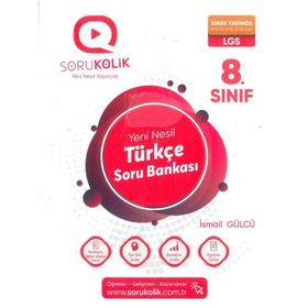 8. Sınıf LGS Türkçe Soru Bankası-Sorukolik Yayınları