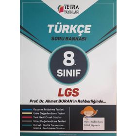 8. Sınıf Lgs Türkçe Soru Bankası-Tetra Yayınları