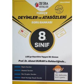 8. Sınıf Lgs Türkçe Soru Bankası-Tetra Yayınları