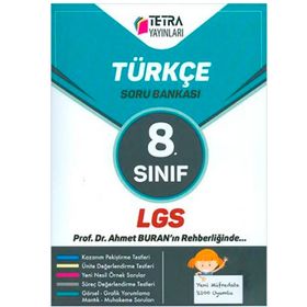 8. Sınıf Lgs Türkçe Soru Bankası-Tetra Yayınları