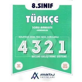 8. Sınıf LGS Türkçe Soru Bankası+Denemeler-Avantaj Yayınları