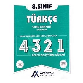 8. Sınıf LGS Türkçe Soru Bankası+Denemeler-Avantaj Yayınları